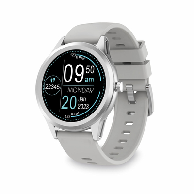 Product Smartwatch KSIX Globe Ασημί base image