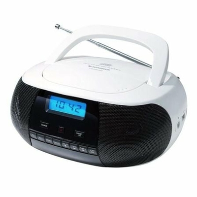 Product Ραδιόφωνο CD MP3 Sunstech CRUSM400WT Μπλε Λευκό  base image