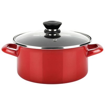 Product Κατσαρόλα FAGOR Optimax Κόκκινο Σμαλτωμένο Χάλυβα (? 18 x 10 cm) base image