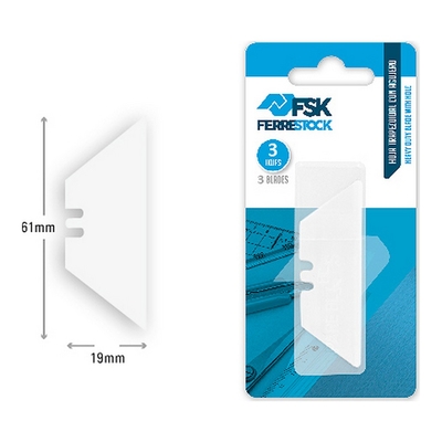 Product Λεπίδα Κοπής Ferrestock Κεραμικά (3 uds) base image