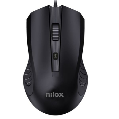 Product Ποντίκι Ενσύρματο Nilox MOUSB1013 Μαύρο base image