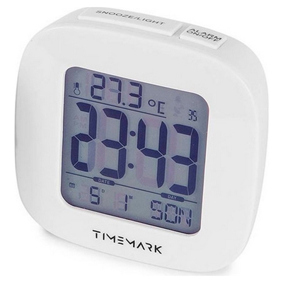 Product Ξυπνητήρι Timemark Λευκό (9,5 x 9,5 x 4 cm) base image