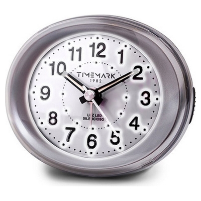 Product Αναλογικό Ρολόι Ξυπνητήρι Timemark Ασημί (9 x 9 x 5,5 cm) base image