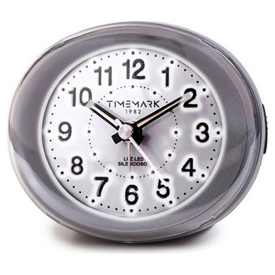Product Αναλογικό Ρολόι Ξυπνητήρι Timemark Γκρι (9 x 9 x 5,5 cm) base image