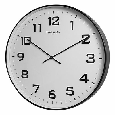 Product Ρολόι Τοίχου Timemark Μαύρο 50 x 50 cm base image