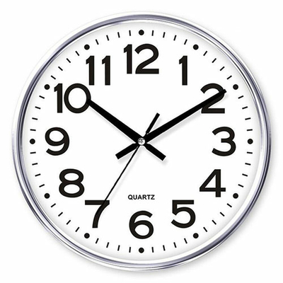 Product Ρολόι Τοίχου Timemark Ασημί base image
