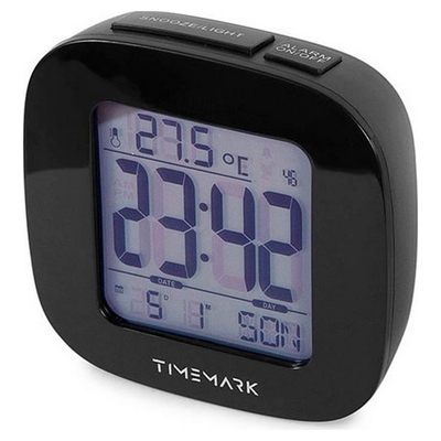 Product Ξυπνητήρι Timemark Μαύρο (9,5 x 9,5 x 4 cm) base image