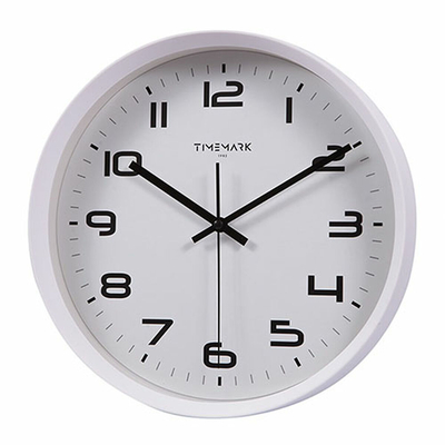 Product Ρολόι Τοίχου Timemark Λευκό 30 x 30 cm base image