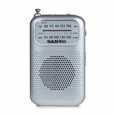 Product Ραδιόφωνο Τρανζίστορ Sanyo AM/FM Ασημί base image