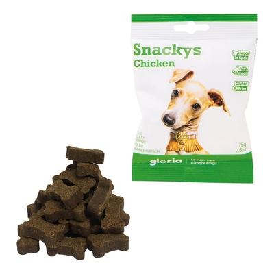 Product Σνακ για τον Σκύλο Gloria Snackys Κοτόπουλο (30 x 75 g) base image