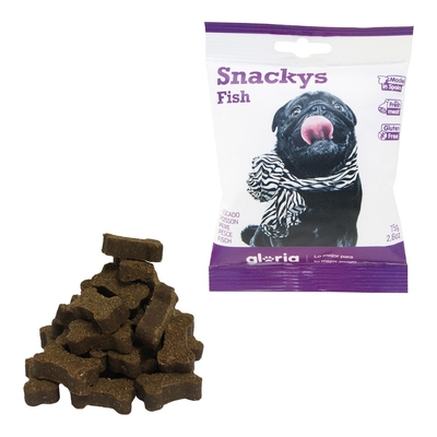 Product Σνακ για τον Σκύλο Gloria Display Snackys Ψάρια 30τμχ base image