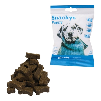 Product Σνακ για τον Σκύλο Gloria Display Snackys Κουτάβια (30 x 75 g) base image