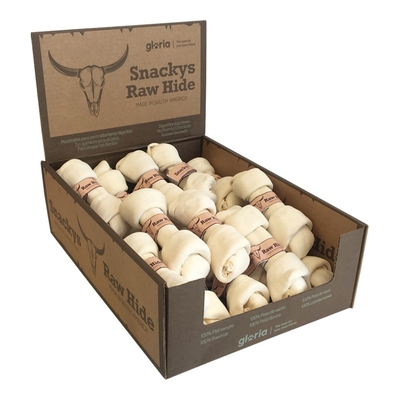 Product Σνακ για τον Σκύλο Gloria Snackys Rawhide 15-17 cm Κόμπος 18τμχ base image