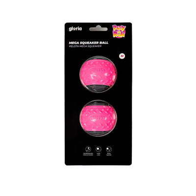 Product Μπάλα για τα Κατοικίδια ζώα Gloria PLAY AND RUN Ροζ TPR M 6,35 cm x2 base image