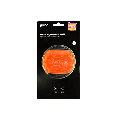 Product Μπάλα για τα Κατοικίδια ζώα Gloria PLAY AND RUN Πορτοκαλί TPR L 8,89 cm base image