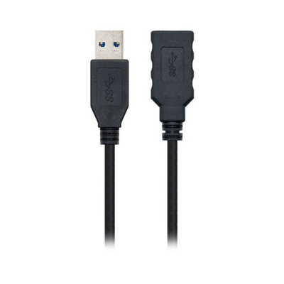 Product Καλώδιο USB NANOCABLE 10.01.090 Μαύρο 1 m base image