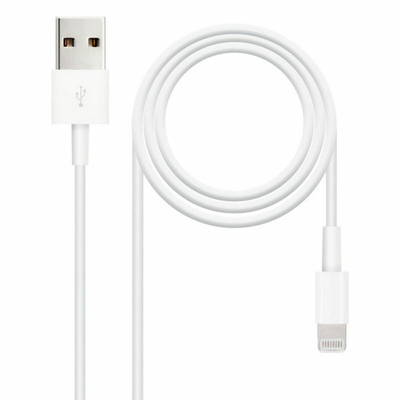Product Καλώδιο Lightning NANOCABLE 10.10.0402 Λευκό 2 m base image