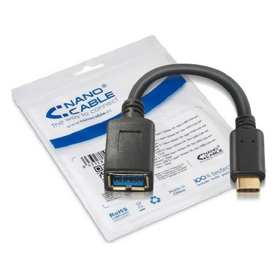 Product Καλώδιο USB 3.1 NANOCABLE 10.01.4201 Μαύρο base image