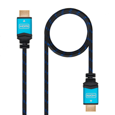 Product Καλώδιο HDMI TooQ 10.15.37 V2.0 Μαύρο Μπλε 1 m base image