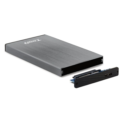 Product Θήκη για σκληρό δίσκο TooQ TQE-2527G 2,5" SATA USB 3.0 Μαύρο base image