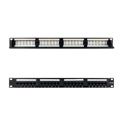 Product Switch Ντουλαπιού NANOCABLE CAT.6A UTP 19"1U Dual base image