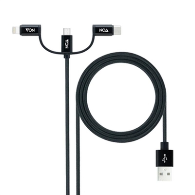 Product Καλώδιο USB NANOCABLE 10.01.3200 Μαύρο 1 m base image