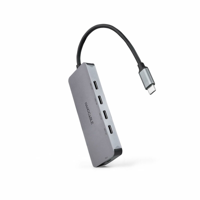 Product USB Hub NANOCABLE 10.16.4505 Γκρι  base image