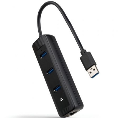 Product USB Hub NANOCABLE 10.16.4604 Μαύρο  base image
