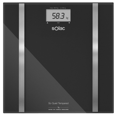 Product Ψηφιακή Ζυγαριά Μπάνιου Solac PD7636 Μαύρο base image