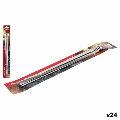 Product Σετ Σκευών για Σουβλάκια Algon Μέταλλο 6 Τεμάχια (24 Μονάδες) (33 cm x 6 mm) base image