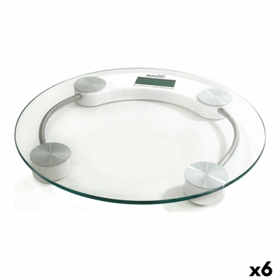 Product Ψηφιακή Ζυγαριά Μπάνιου Basic Home Διαφανές 33 x 3,5 cm (x6) base image