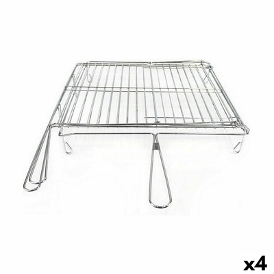 Product Σχάρα Ψησίματος Algon Chrome Περιστροφικ? Ασημί 45 x 50 x 9 cm (4 Μονάδες) base image