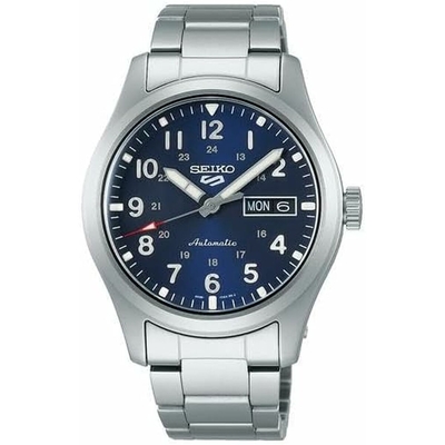 Product Ανδρικό Ρολόι Seiko SPORTS AUTOMATIC Μαύρο Ασημί base image
