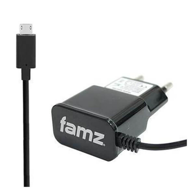 Product Φορτιστής Τοίχου Famz Μαύρο base image