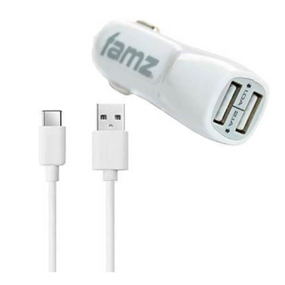 Product Φορτιστής Αυτοκινήτου Famz Λευκό  base image