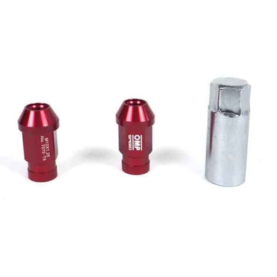 Product Set Παξιμάδια OMP 7075 M12 x 1,25 40 mm 20 uds Κόκκινο base image