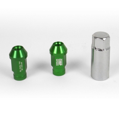 Product Set Παξιμάδια OMP 7075 40 mm M12 x 1,25 20 uds Πράσινο base image