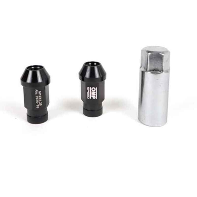 Product Set Παξιμάδια OMP 7075 40 mm M14 x 1,50 20 uds Μαύρο base image