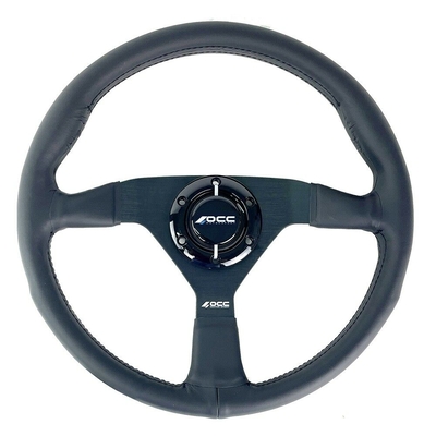 Product Τιμόνι Racing OCC Motorsport OCCVOL014 Μαύρο Δέρμα 350 mm base image