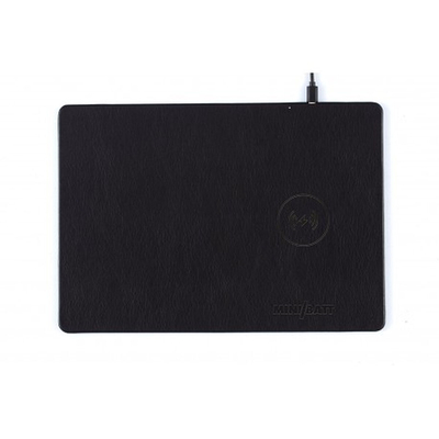 Product Mousepad με Ασύρματο Φορτιστή Qi MiniBatt Μαύρο base image