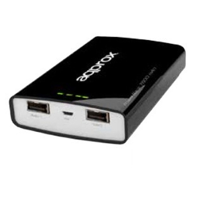 Product Power Bank Approx APPPB78EVBK 7800 mAh 2 x USB Micro USB 5 V 1-2 A base image