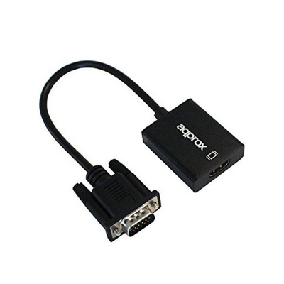 Product Αντάπτορας VGA σε HDMI με Ήχο approx! APPC25 3,5 mm Micro USB 20 cm 720p/1080i/1080p base image