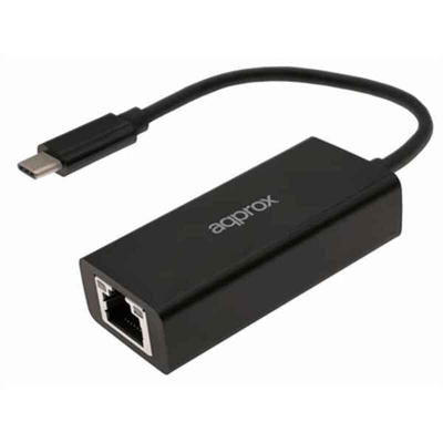Product Αντάπτορας Δικτύου approx! APPC43 USB C Gigabit Ethernet Μαύρο base image