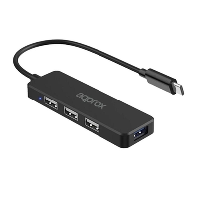 Product USB Hub USB-C 4 Θύρες Approx APPC48V2 base image
