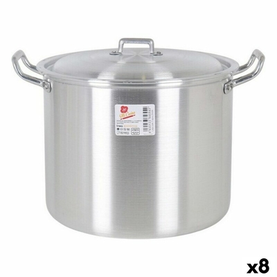 Product Κατσαρόλα με Καπάκι 39693 ? 22 cm Ασημί 6 L Αλουμίνιο 29 x 23 x 20 cm base image