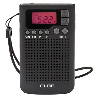 Product Ραδιόφωνο Τρανζίστορ ELBE AM/FM Μαύρο base image