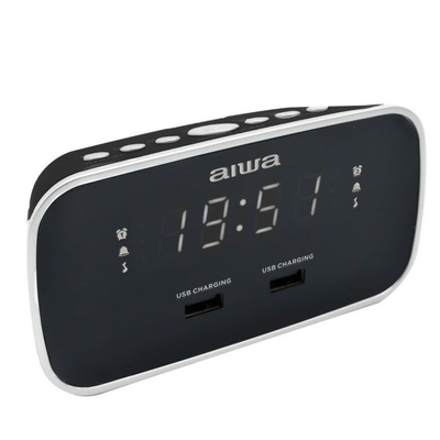 Product Ρολόι-Ραδιόφωνο Aiwa CRU19BK NEGRO Μαύρο Radio FM base image