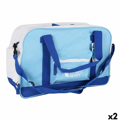 Product Αθλητική Τσάντα με Θήκη για τα Παπούτσια LongFit Care Μπλε/Λευκό (x2) base image