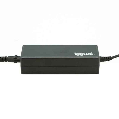 Product Φορτιστής για Laptop iggual IGG316986 90 W Μαύρο base image