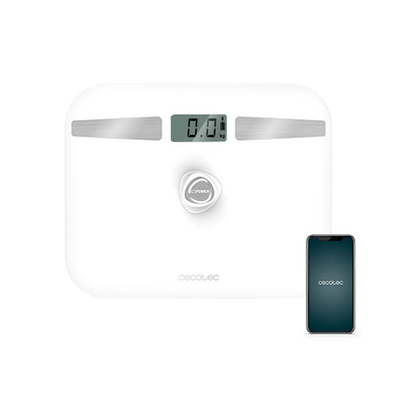 Product Ψηφιακή Ζυγαριά Μπάνιου Cecotec EcoPower 10200 Smart LCD Bluetooth 180 kg Λευκό base image